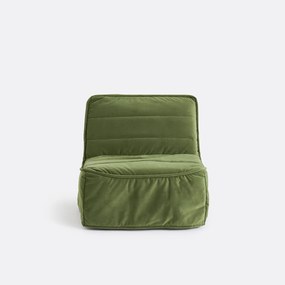 Πολυθρόνα-κρεβάτι BZ, μονή, Standard 12 cm, βελούδινη, TRANI