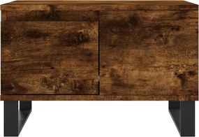 vidaXL Τραπεζάκι Σαλονιού Καπνιστή Δρυς 55x55x36,5εκ. Επεξεργασμ. Ξύλο