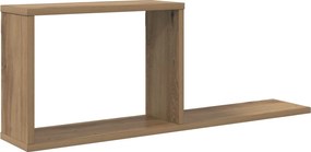 vidaXL Κρεμαστά ράφια Artisan Δρυς 80 x 15 x 30 εκ Επεξεργασμένο Ξύλο