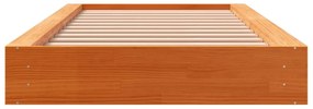 vidaXL Σκελετός Κρεβ. Χωρίς Στρώμα Καφέ Κεριού 90x190 εκ Μασίφ Πεύκο