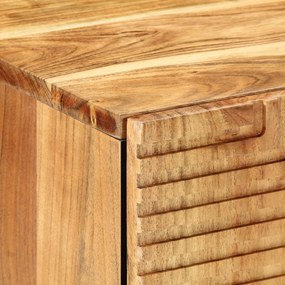 vidaXL Κάθισμα μπάνιου  62x33x58 εκ Μασίφ ξύλο ακακίας