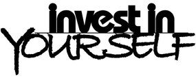 Διακοσμητικό Τοίχου Invest In Yourself 538TNL1103 75x28cm Black Wallity Μέταλλο