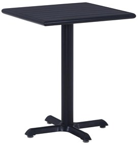 vidaXL Τραπέζι Κήπου Μαύρο 60 x 60 x 75 εκ.