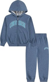 Αθλητικό Σετ για Παιδιά Converse Cnvb Heritage Ft Full Zip Set Μπλε 2 Τεμάχια