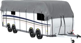 vidaXL Κάλυψη οροφής τροχόσπιτου Γκρι 1000x300 cm Μη υφασμένο ύφασμα