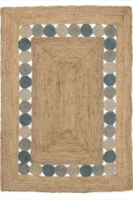 Χαλί Delhi BR-10012 Beige-Blue New Plan 200X290cm