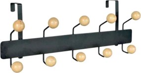 Μεταλλική κρεμάστρα πόρτας 5 θέσεων - 57894