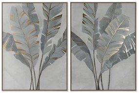 Καμβάς Home ESPRIT πολυστερίνη Καμβάς 90 x 4 x 120 cm