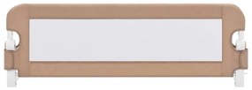 Μπάρα Κρεβατιού Προστατευτική Χρώμα Taupe 120x42 εκ Πολυεστέρας - Μπεζ-Γκρι