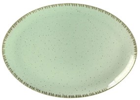 Πιατέλα Πορσελάνης Οβάλ Pistachio 31εκ. Ν. 4378 - DOT