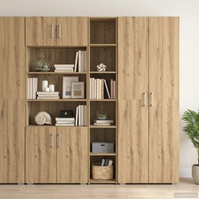 vidaXL Highboard Artisan Δρυς 30 x 41 x 185 εκ. Επεξεργασμένο Ξύλο