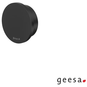 GEESA Opal Άγκιστρο Μπάνιου Μονό με Βίδες Φ5,4εκ Black Matt 300-7245-400