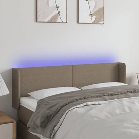 ΚΕΦΑΛΑΡΙ ΚΡΕΒΑΤΙΟΥ LED TAUPE 147X16X78/88 ΕΚ. ΥΦΑΣΜΑΤΙΝΟ 3122958