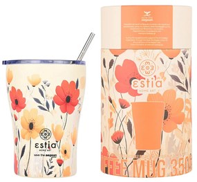 ESTIA ΘΕΡΜΟΣ COFFEE MUG SAVE THE AEGEAN 350ml SUMMER REVERIE