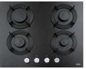 Franke Maris Free FHMF 604 4G C BK Μαύρο Κρύσταλλο Εστία Αερίου 60cm