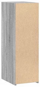 Ντουλάπι Γκρι Sonoma 30x41x93 εκ. από Επεξεργασμένο Ξύλο - Γκρι