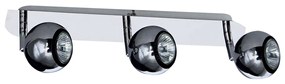Σποτ Τρίφωτο Homelighting Sphera 77-2075 Chrome