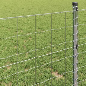 vidaXL Φράχτης Εuro 0,4 x 50 μ. Σίδηρος με επικάλυψη PVC