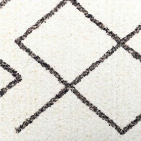 vidaXL Χαλί Κουζίνας Λευκό 150 x 45 εκ Βελούδο