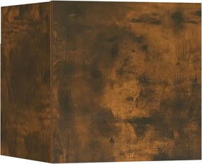 vidaXL Σετ Επίπλων Τηλεόρασης 8 Τεμαχίων Καπνιστή δρυς Επεξ. Ξύλο