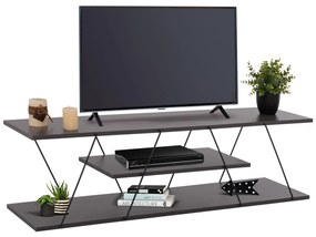 Έπιπλο τηλεόρασης TARS Μελαμίνη σε Γκρί 120x32x33Yεκ. 120x32x33 εκ.