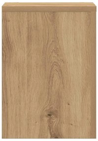 vidaXL Βάσεις Φυτών 2 τεμ. Αρτισιανή Δρυς 25x25x35 εκ. Επεξ. Ξύλο
