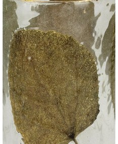Κηροπήγιο Φύλλα Διάφανο Γυαλί 15x15x15cm - Γυαλί - 05153790