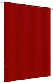 vidaXL Διαχωριστικό Βεράντας Κόκκινο 160 x 240 εκ. Ύφασμα Oxford