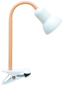 Φωτιστικό Γραφείου Με Κλιπ 780SGN4780 Φ9x35cm 1xE14 40W Coral-White Opviq