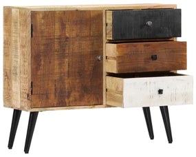 vidaXL Ντουλάπι με Συρτάρια 88 x 30 x 73 εκ. από Μασίφ Ξύλο Μάνγκο