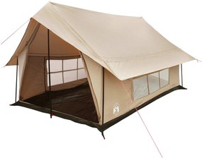 vidaXL Καταφύγιο Τέντας Κρεμ 340 x 246 x 210 εκ. Πολυβάμβακας