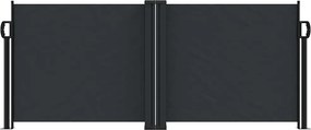 vidaXL Σκίαστρο Πλαϊνό Συρόμενο Μαύρο 100 x 1000 εκ.