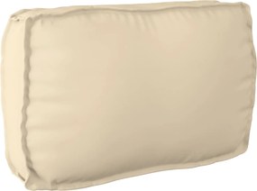 vidaXL Μαξιλάρι Μπεζ 70 x 40 x 12 cm Ύφασμα Όξφορντ