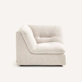 Γωνιακή πολυθρόνα σύνθεσης 90° από ύφασμα τύπου τουίντ, GIULIANO