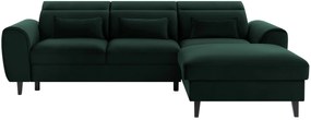 Γωνιακός καναπές Fornal-Prasino-Δεξιά