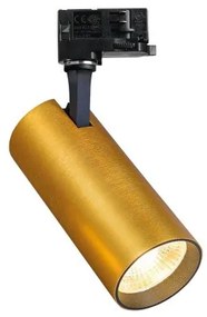 Σποτ Τριφασικής Ράγας Link LED 25W Ορείχαλκος 3000K CRI80 Fox 283944 Ideal Lux 283944