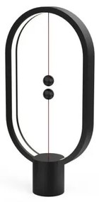 Designnest Heng Balance Type-C Plastic Lamp Ellipse Διακοσμητική λάμπα με μαγνητικό διακόπτη Μαύρο-DH0075BK/HBLEUC-Μαύρο DH0075BK/HBLEUC