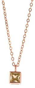 Μενταγιόν Senza Silver 925 Rose Gold Plated
