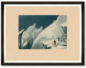 Κάδρο The Ascent Of MontBlanc III FA13479 80x60cm Multi MindTheGap Horizontal Ξύλο,Γυαλί