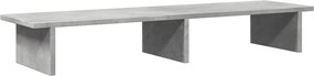 vidaXL Βάση Οθόνης Γκρι Σκυρ. 100x27x15 εκ. Επεξεργ. Ξύλο
