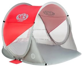 Σκίαστρο Παραλίας Nils Camp Pop Up Κόκκινο/Γκρι NC3142