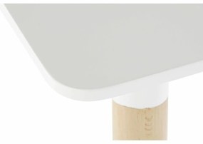 Τραπεζαρία DKD Home Decor Λευκό Σημύδα Ξύλο MDF 120 x 80 x 74 cm