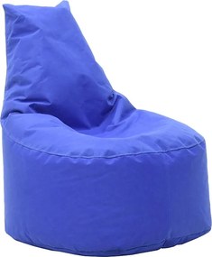 Πουφ πολυθρόνα Norm PRO pakoworld υφασμάτινο αδιάβροχο μπλε