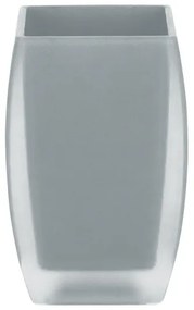 Ποτήρι Μπάνιου Πλαστικό Freddo Grey 7x7x10,5 - Spirella