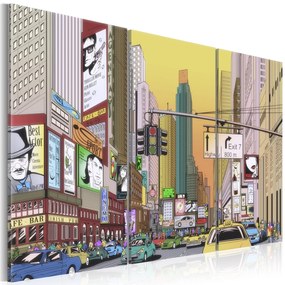 Πίνακας - Cartoon city 90x60