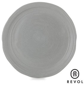 No.W MATT GREY RECYCLAY DINNER PLATE 26CM | Συσκευασία 6 τμχ