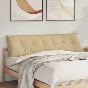 vidaXL Μαξιλάρι Πλάτης Γκρι Πράσινο 180 x 50 x 19 cm