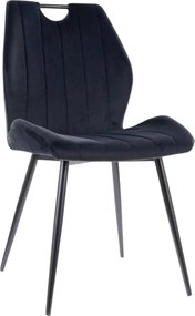 Καρέκλα Arco Velvet-Mauro (4) τεμάχια