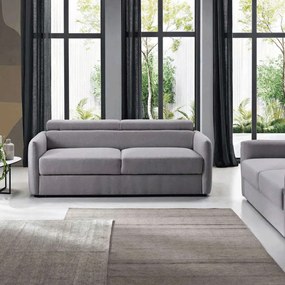 Καναπές-Κρεβάτι Τριθέσιος Dover 210x98x75+22cm Light Grey Capodarte