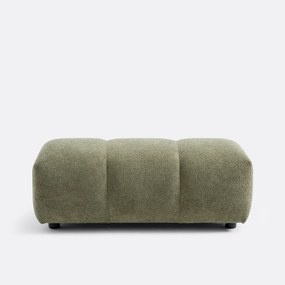 Πουφ βελούδινο με ανάγλυφη υφή, 109 εκ., Nuria